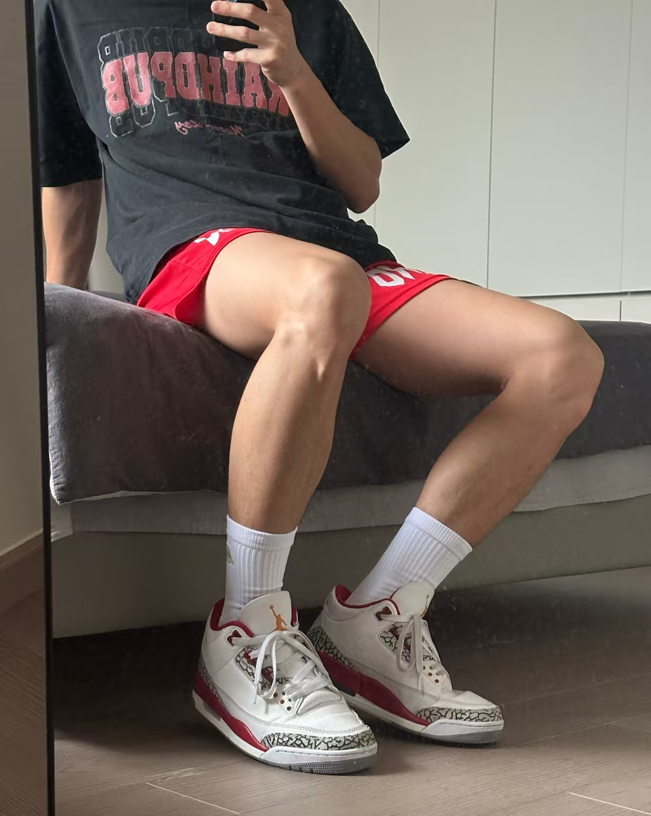 FLAME God Air Jordan 3 Retro Cardinal Red CT8532-126 review asxukcga