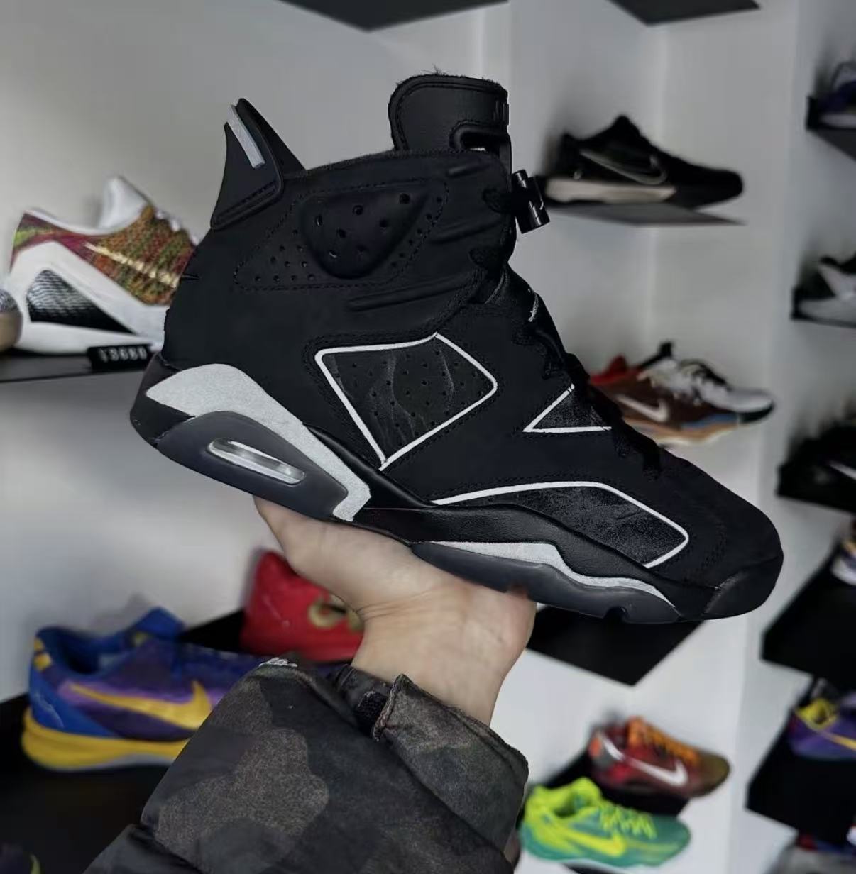 Air Jordan 6 Replica Darth Vader IR2266-010 review kivtun 01