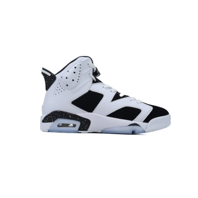 Nike Air Jordan 6 Retro Oreo Black White Speckled Basketball Shoes 02