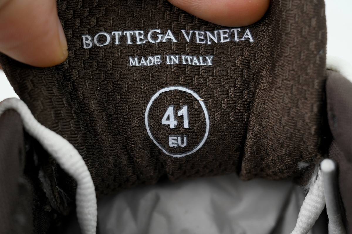 Bottega Veneta Orbit Brown Silver Sneakers