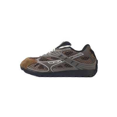 Bottega Veneta Orbit Brown Black Sneakers 01