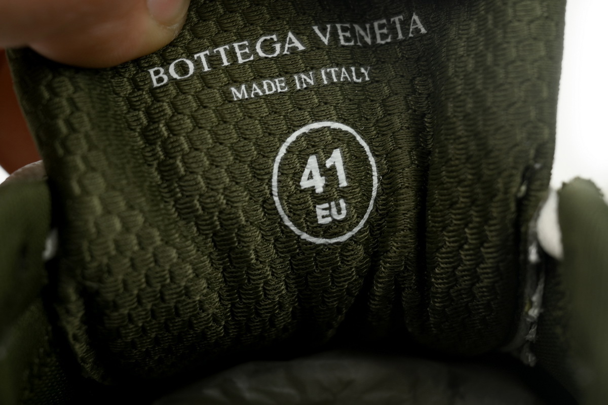 Bottega Veneta Orbit Green Cream Sneakers