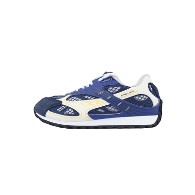 Bottega Veneta Orbit Blue White Sneakers 01