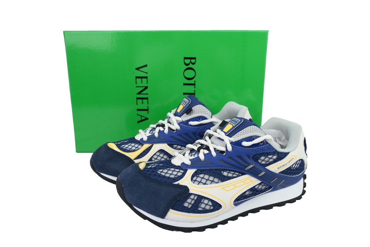 Bottega Veneta Orbit Blue White Sneakers