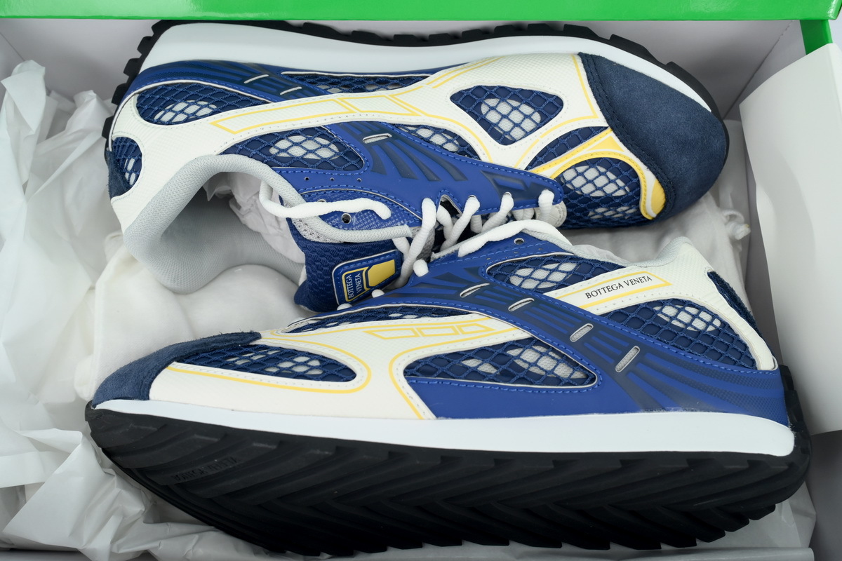 Bottega Veneta Orbit Blue White Sneakers