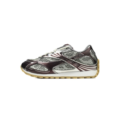 Bottega Veneta Orbit Marron Silver Sneakers 01