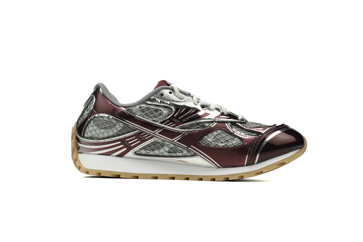 Bottega Veneta Orbit Marron Silver Sneakers