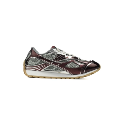 Bottega Veneta Orbit Marron Silver Sneakers 02