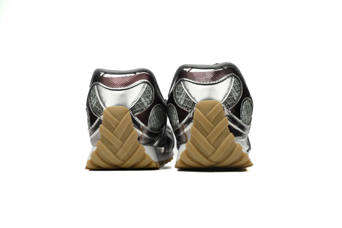 Bottega Veneta Orbit Marron Silver Sneakers