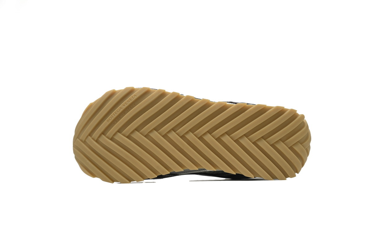 Bottega Veneta Orbit Marron Silver Sneakers