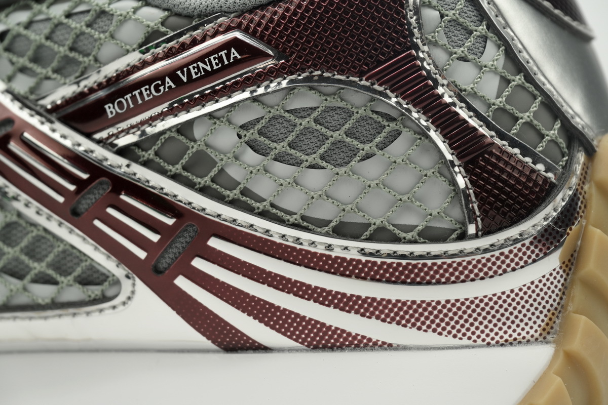 Bottega Veneta Orbit Marron Silver Sneakers