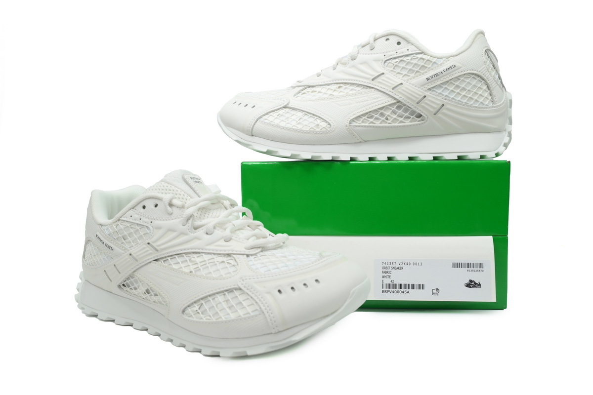Bottega Veneta Orbit Ivory White Sneakers
