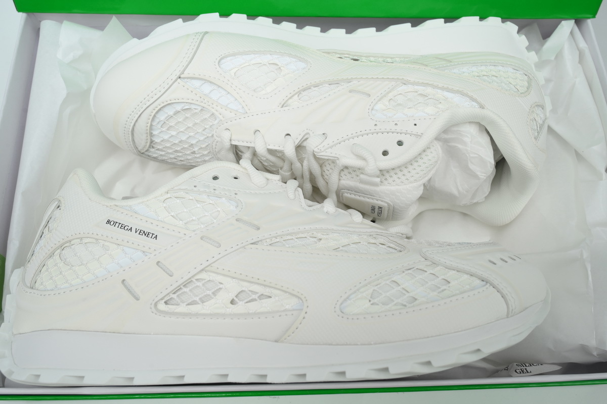 Bottega Veneta Orbit Ivory White Sneakers