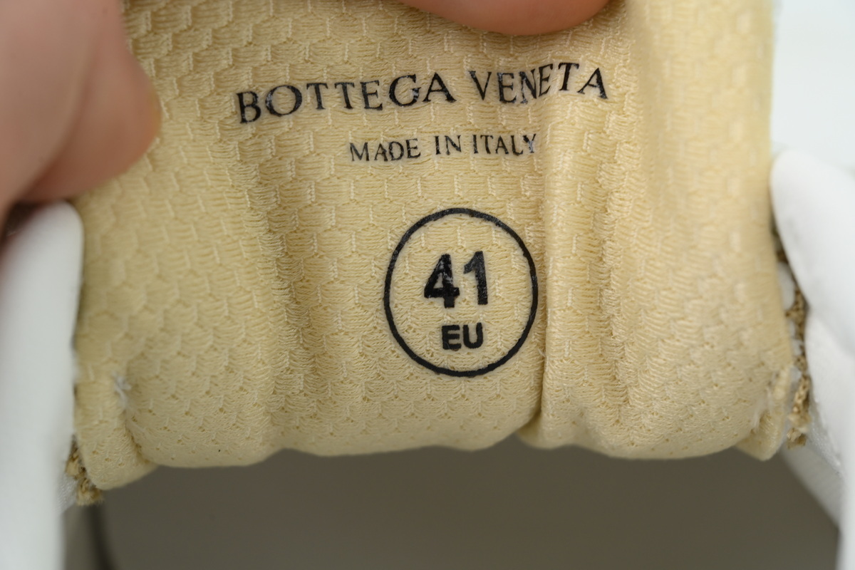 Bottega Veneta Orbit Beige Gold Sneakers