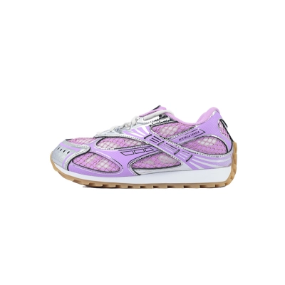 Bottega Veneta Orbit Pink Silver Sneakers 01