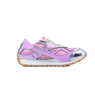 Bottega Veneta Orbit Pink Silver Sneakers 02