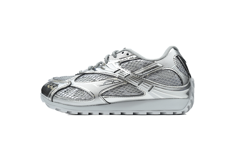 Bottega Veneta Orbit Silver Sneakers