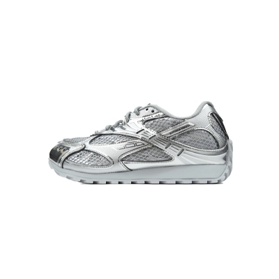 Bottega Veneta Orbit Silver Sneakers 01