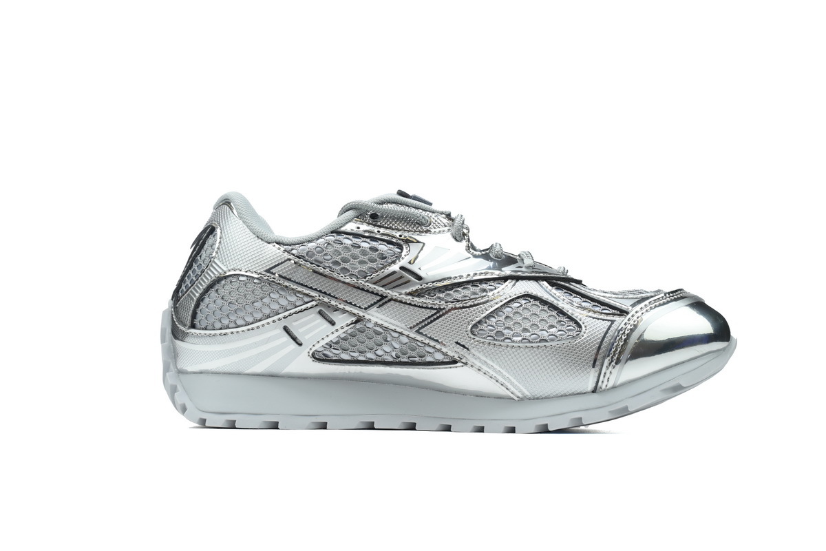 Bottega Veneta Orbit Silver Sneakers