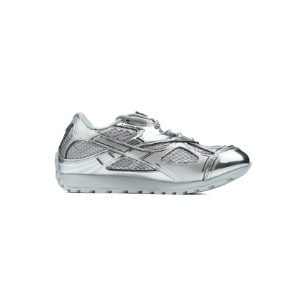 Bottega Veneta Orbit Silver Sneakers 02
