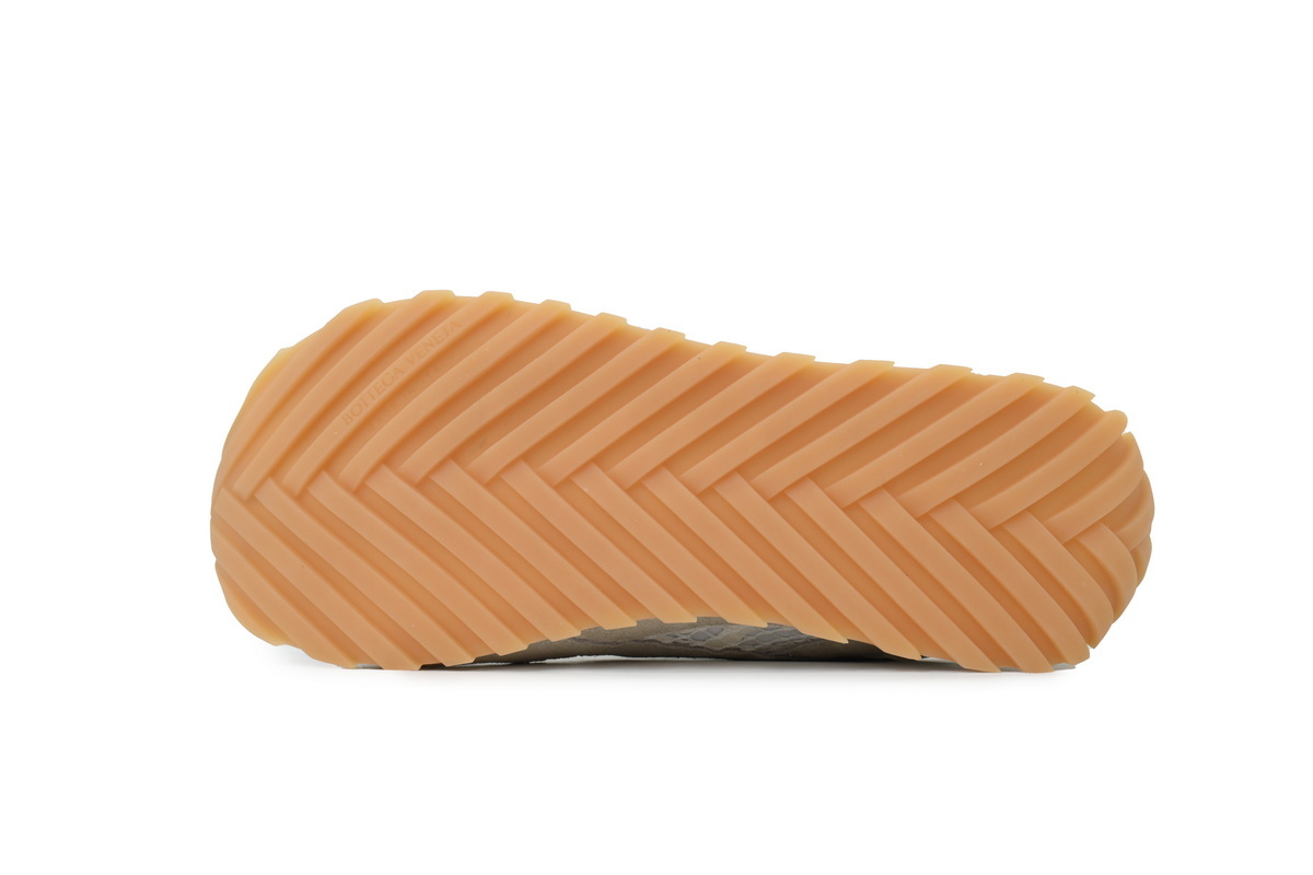 Bottega Veneta Orbit Beige Suede Sneakers
