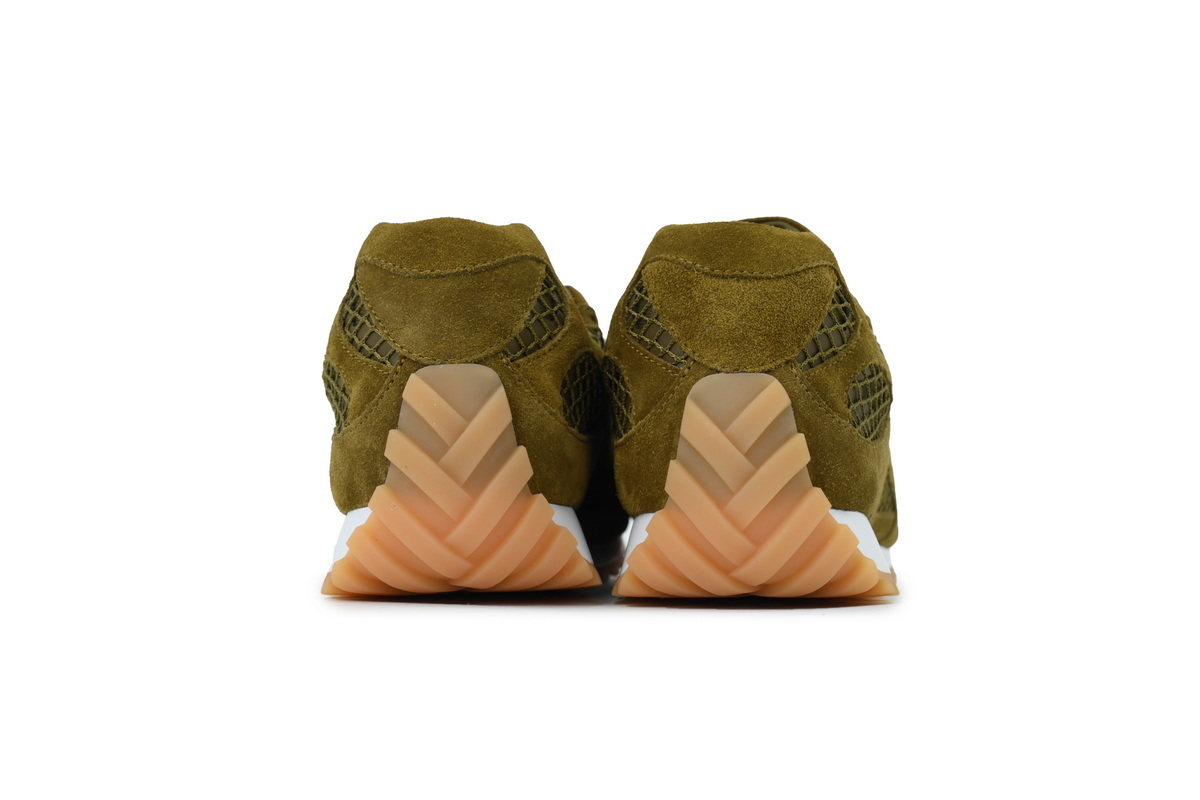Bottega Veneta Orbit Olive Suede Sneakers
