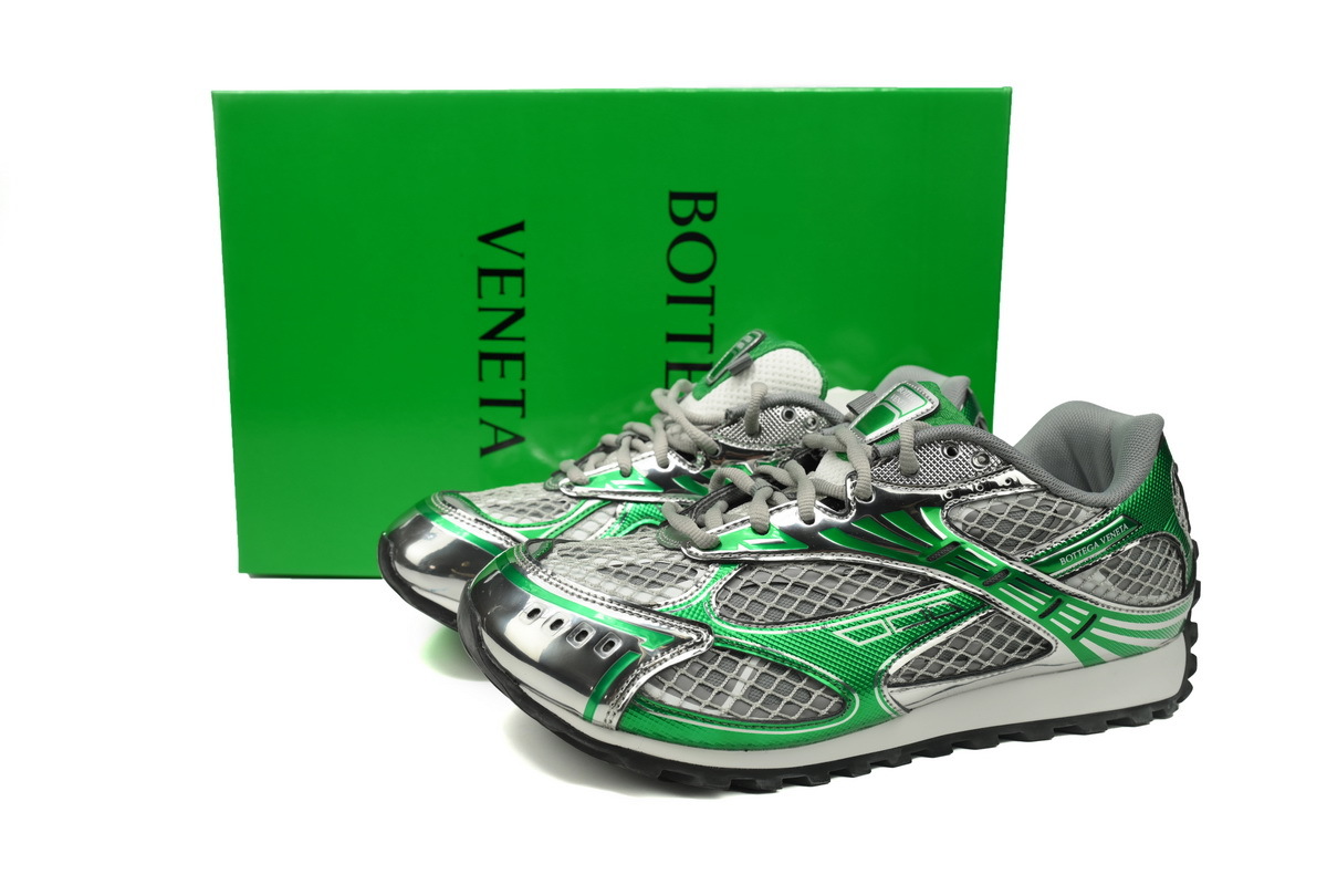 Bottega Veneta Orbit Grey Green Sneakers