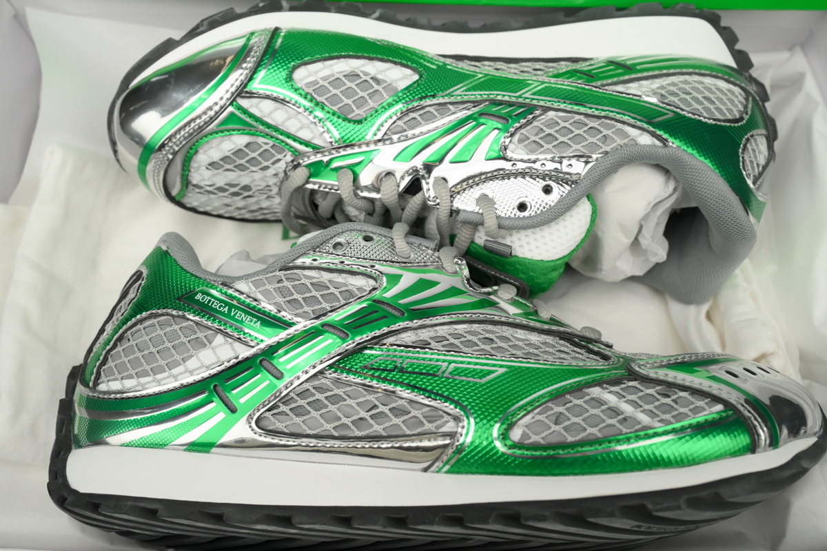 Bottega Veneta Orbit Grey Green Sneakers