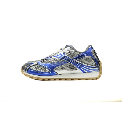 Bottega Veneta Orbit Blue Silver Sneakers 01