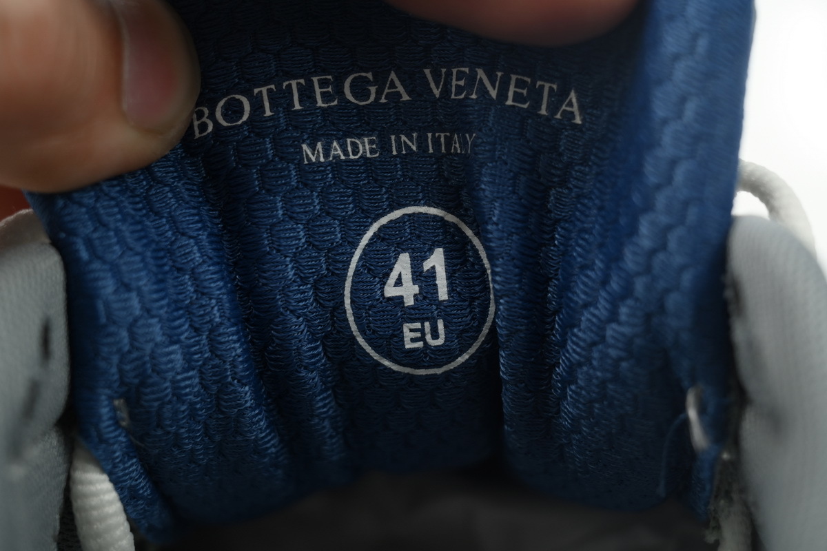 Bottega Veneta Orbit Blue Silver Sneakers