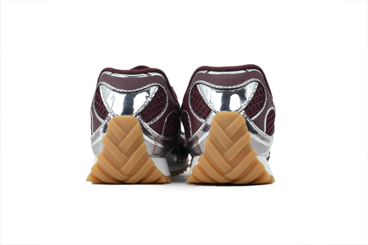 Bottega Veneta Orbit Barolo Silver Sneakers