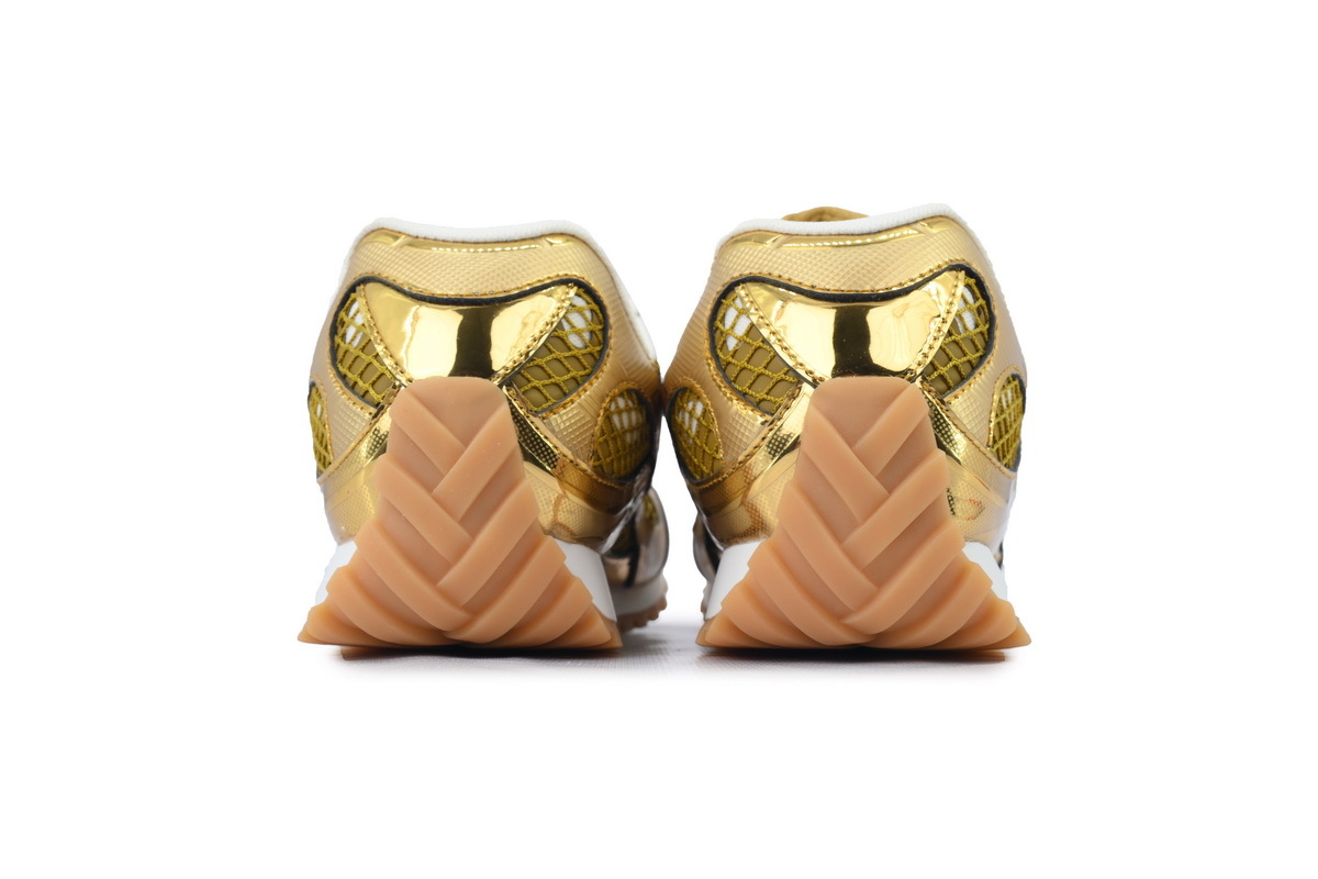 Bottega Veneta Orbit Gold White Sneakers