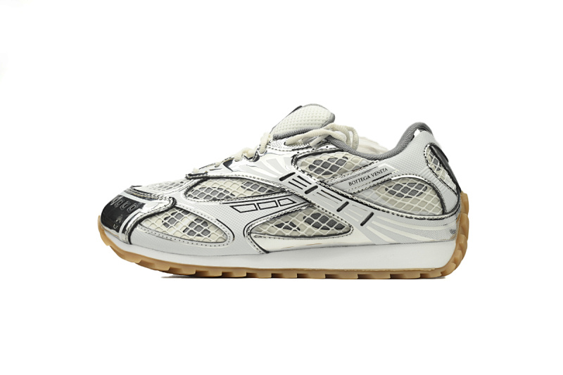 Bottega Veneta Orbit Silver Green Sneakers