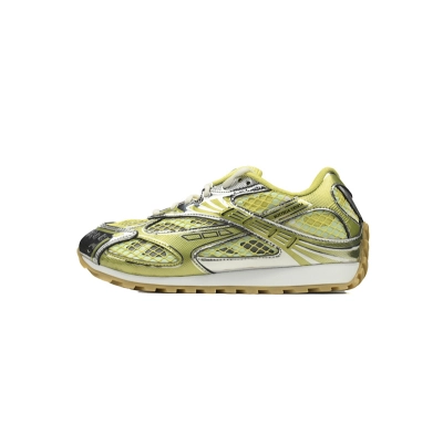 Bottega Veneta Orbit Lime Silver Sneakers 01