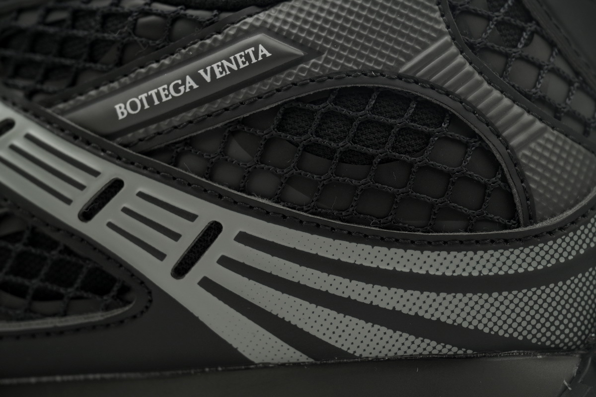 Bottega Veneta Orbit Black Grey Sneakers