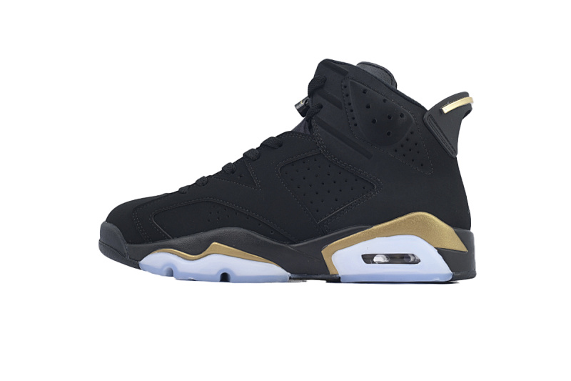 Air Jordan 6 Retro DMP Black Gold Men's Basketball Sneakers CT4954-007 