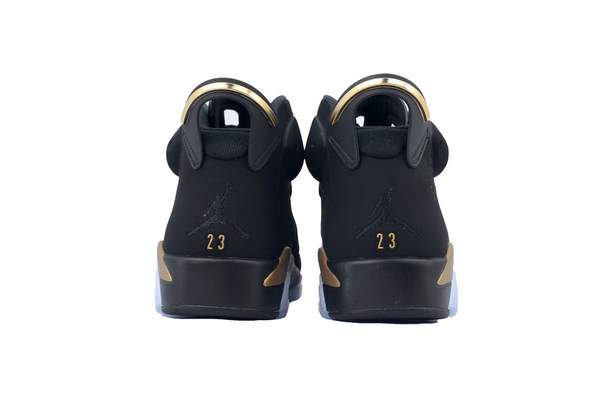 Air Jordan 6 Retro DMP Black Gold Men's Basketball Sneakers CT4954-007 