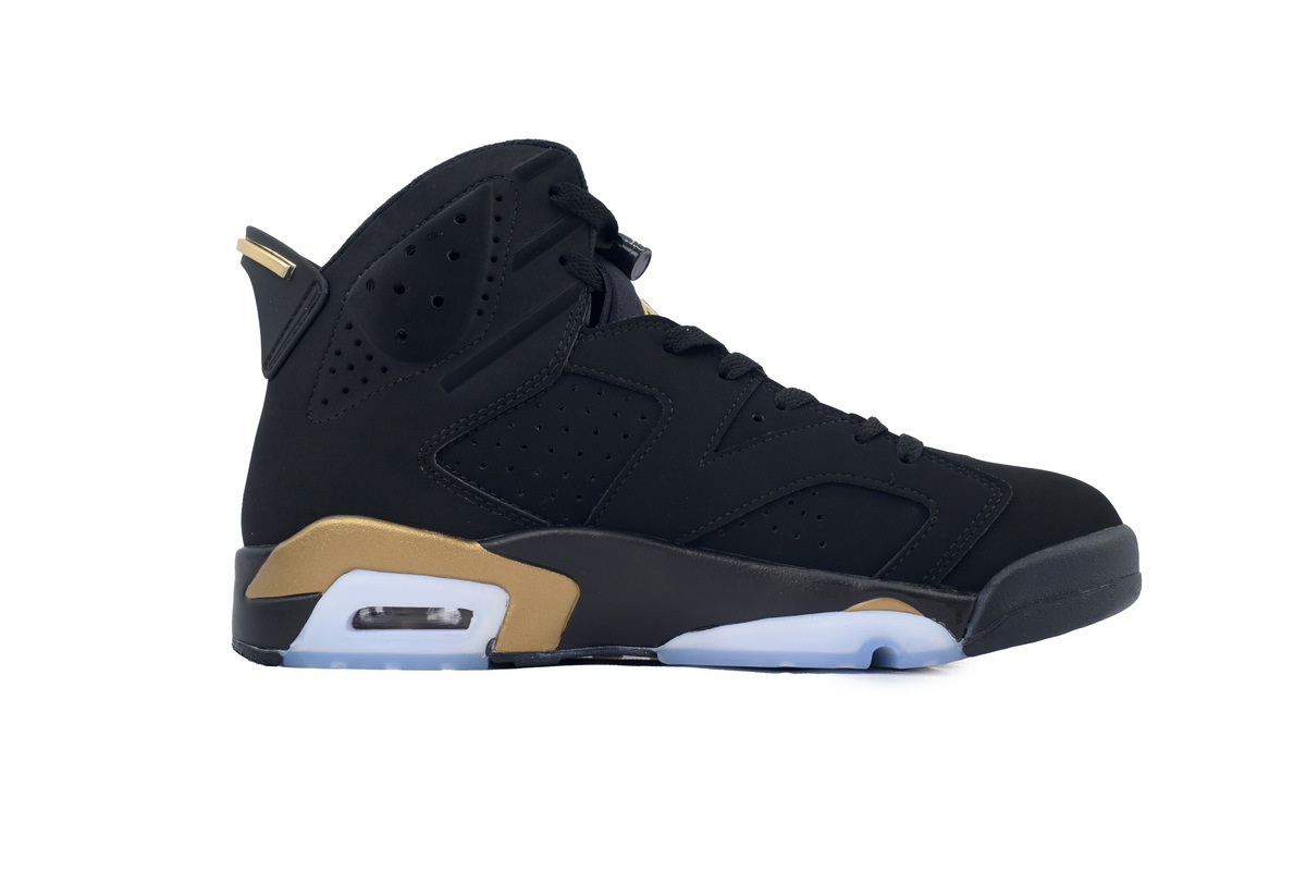 Air Jordan 6 Retro DMP Black Gold Men's Basketball Sneakers CT4954-007 