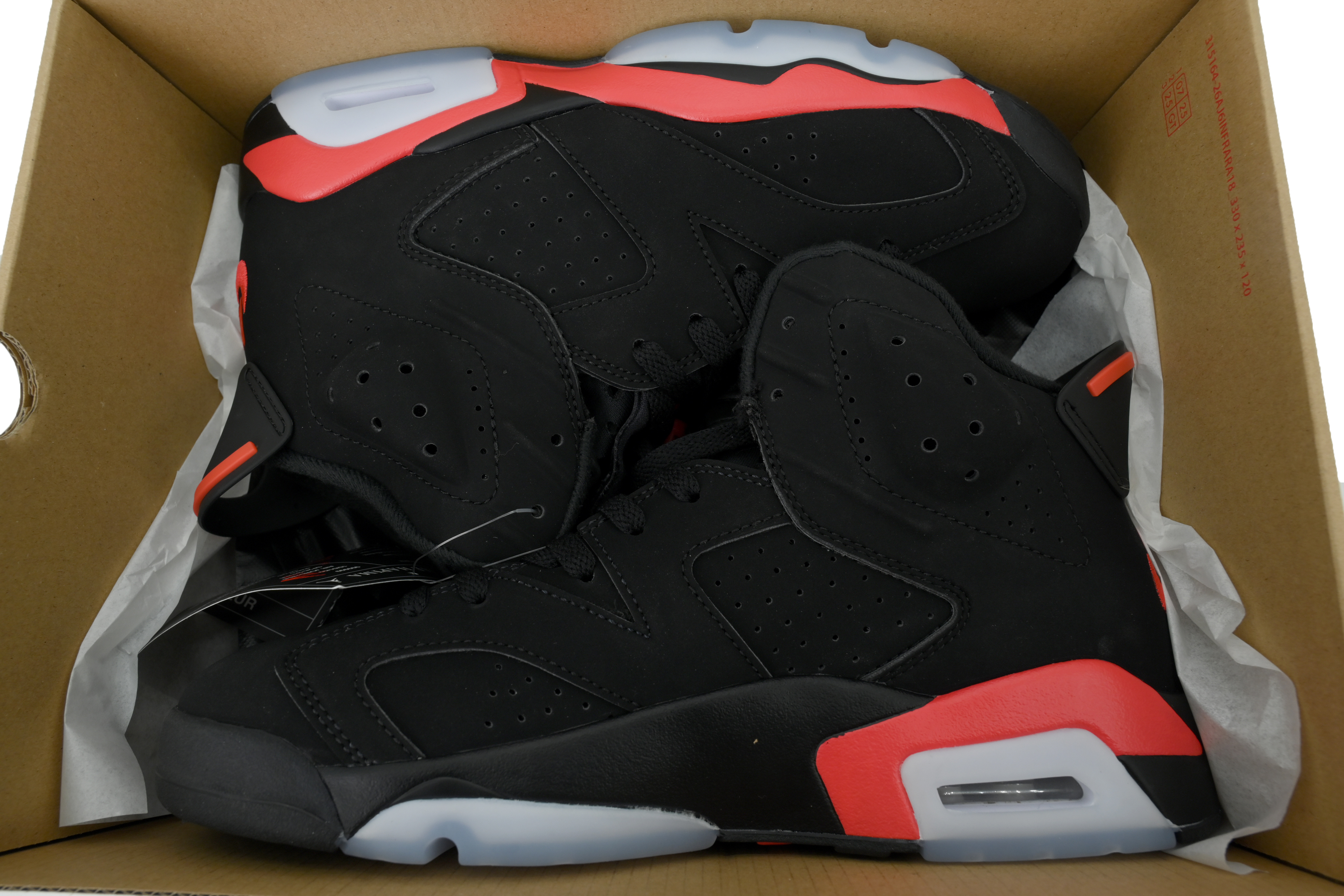 Air Jordan 6 Replica Black And Red CT8529-001