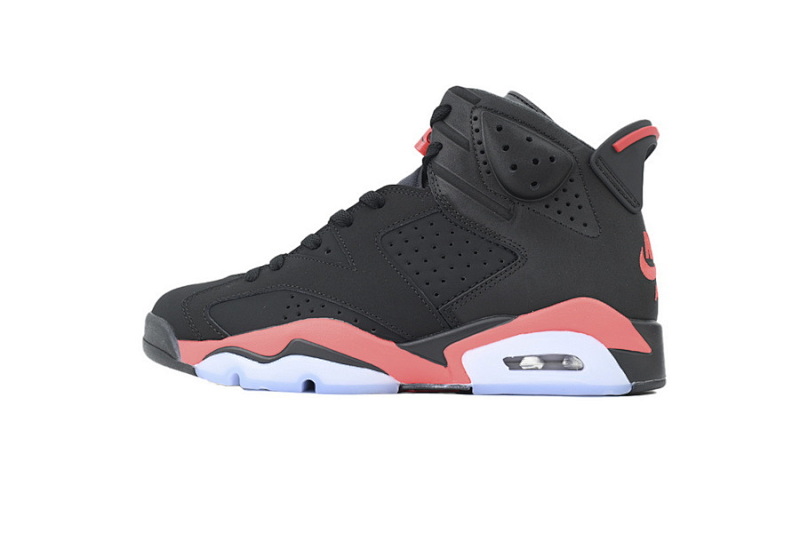 Air Jordan 6 Replica Reproduce Infrared Black And Red CT8529-001