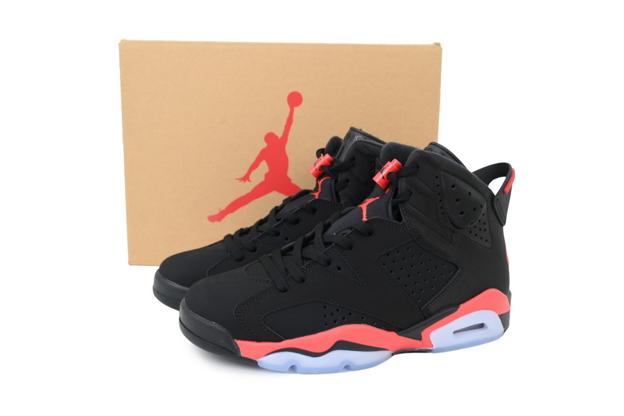 Air Jordan 6 Replica Reproduce Infrared Black And Red CT8529-001