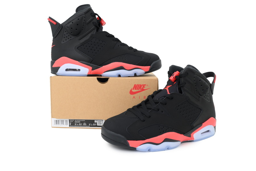 Air Jordan 6 Replica Reproduce Infrared Black And Red CT8529-001