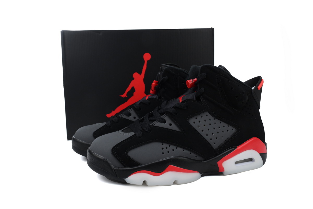 Nike Air Jordan 6 Retro Infrared Black Infrared Men's Basketball Shoes CT8529-064 