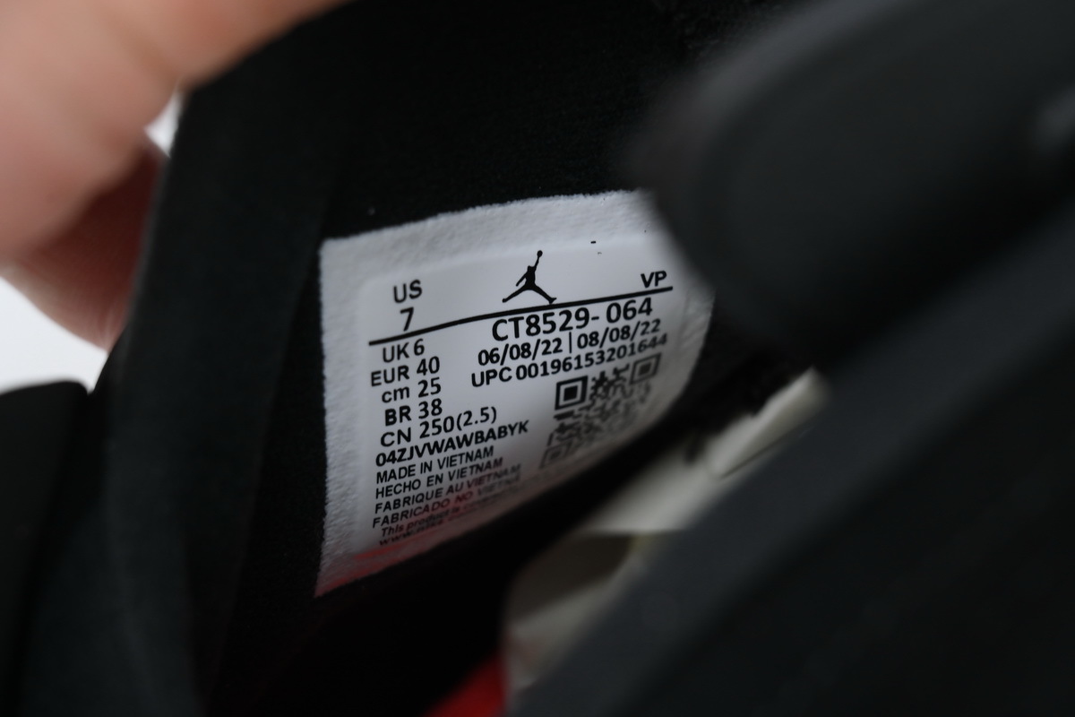 Nike Air Jordan 6 Retro Infrared Black Infrared Men's Basketball Shoes CT8529-064 