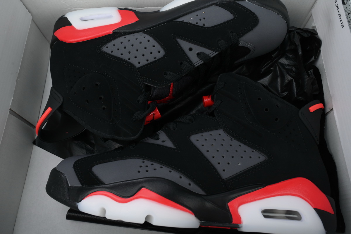 Nike Air Jordan 6 Retro Infrared Black Infrared Men's Basketball Shoes CT8529-064 