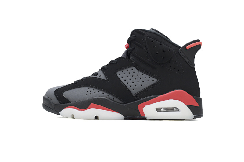 Air Jordan 6 Retro Infrared Black Grey Men's Basketball Sneakers CT8529-064 