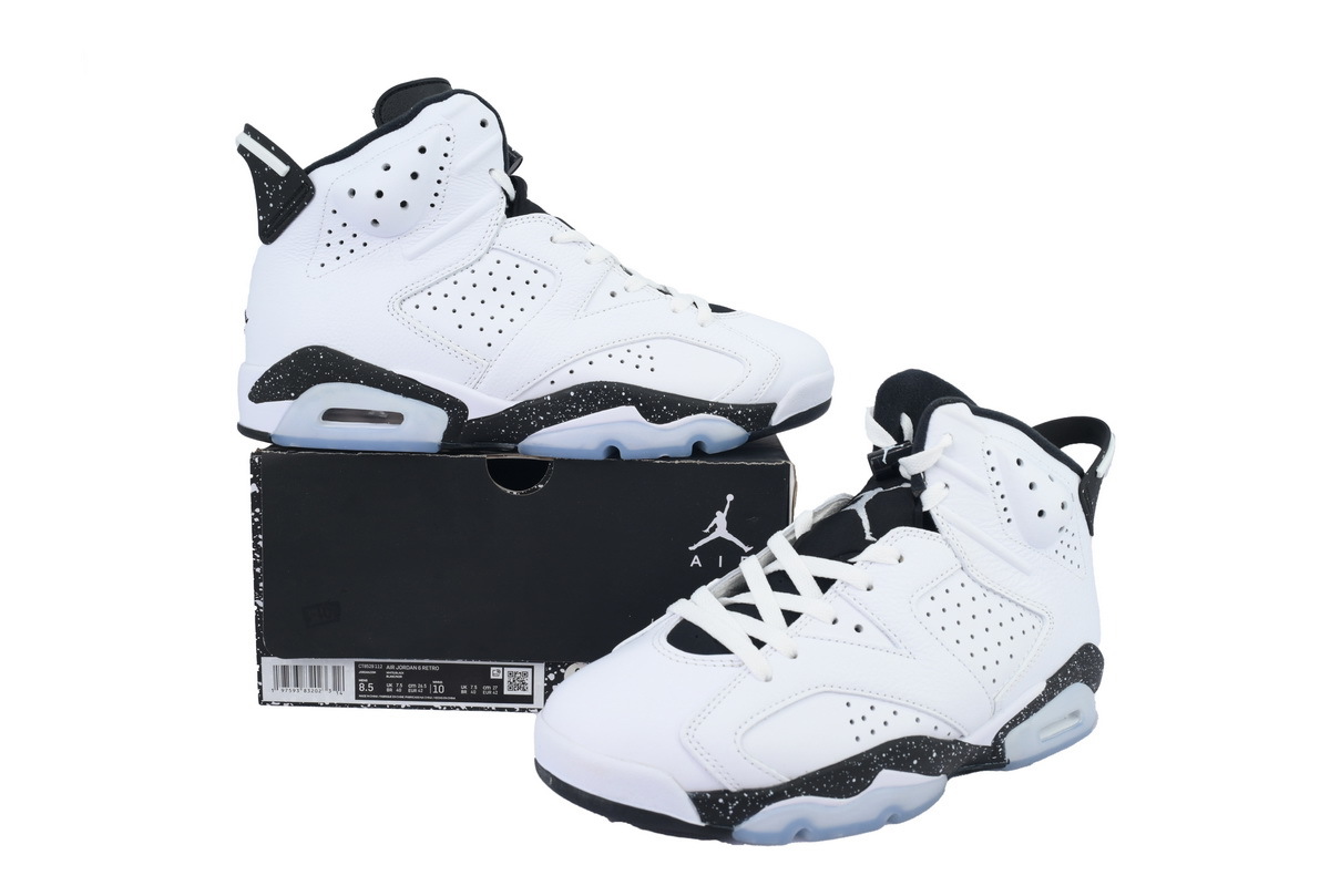 Nike Air Jordan 6 Retro Oreo White Black CT8529-112 