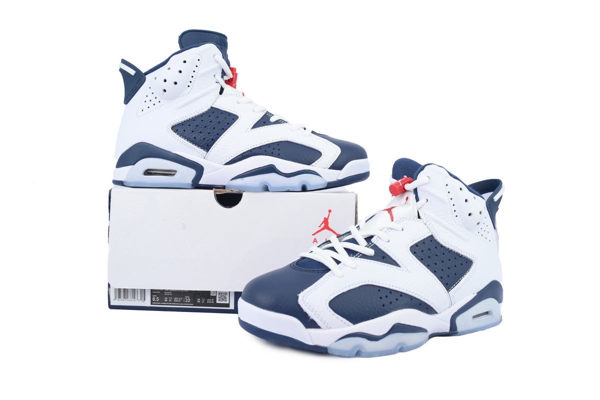 Nike Air Jordan 6 Retro Midnight Navy White Navy Blue CT8529-164 