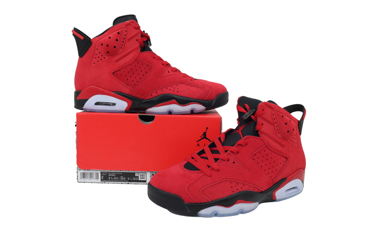 Nike Air Jordan 6 Retro Toro Bravo Varsity Red Black Basketball Shoes CT8529-600 