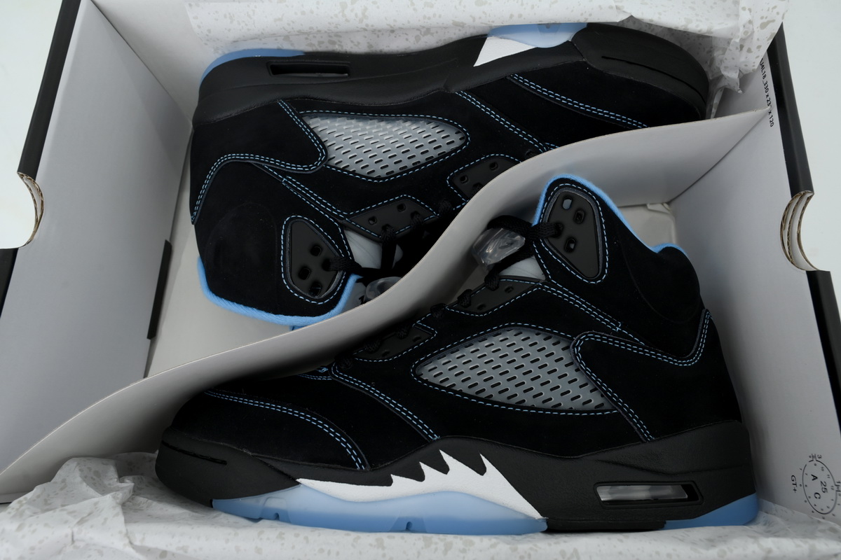 Air Jordan 6 Black Blue Retro Basketball Shoes Men High Top Sneakers OG DD0587-008 